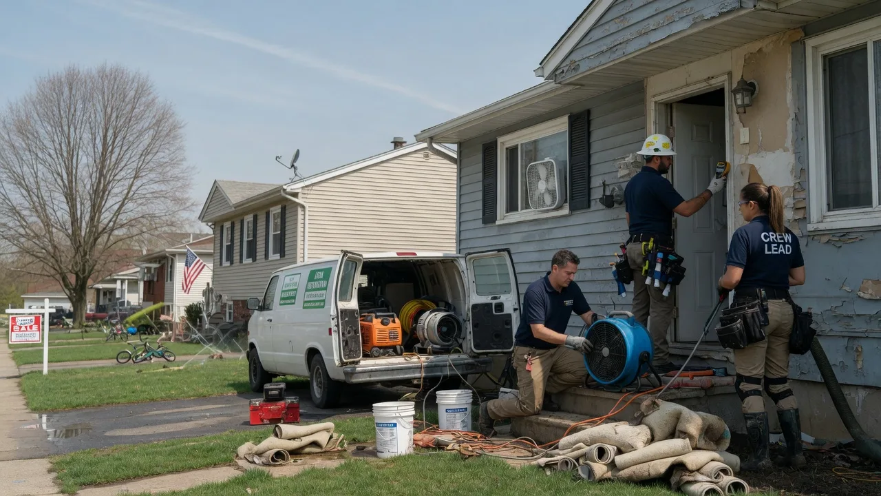 Flood Cleanup in Oak City, UT near me